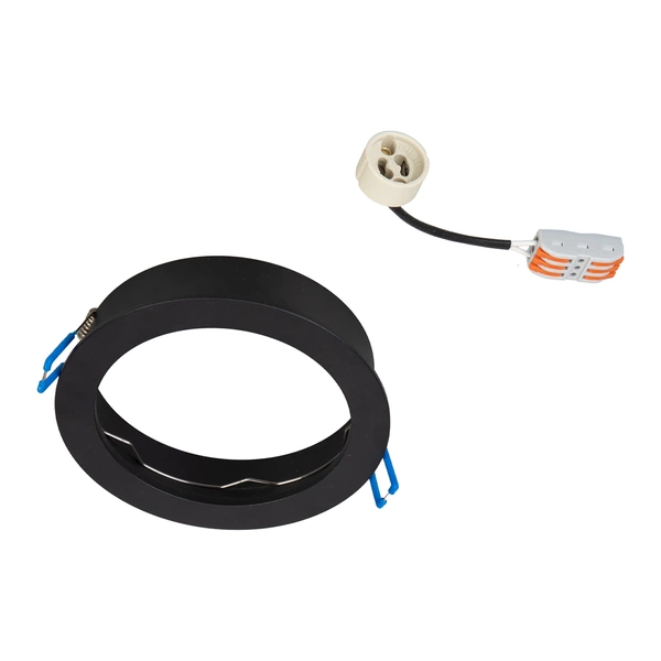 Oprawa podtynkowa Redondo Czarny 1xAR111 GU10