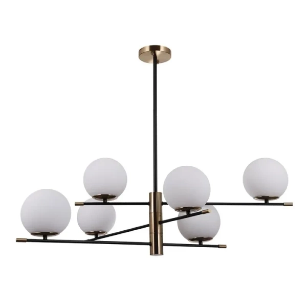 Lampa wisząca STELIA śr. 86cm 6xE14 | brązowy