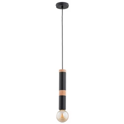 Lampa wisząca ALFA AKORD CZARNA 1xE27 10cm | 60950