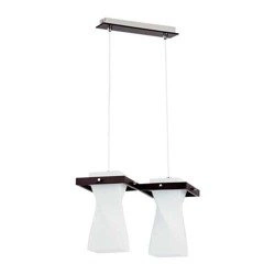 Lampa wisząca listwa TEQUILA wenge/biały szer. 42cm