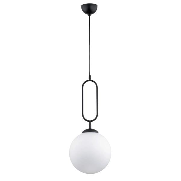 Lampa wisząca ALFA VAVIL 250 PRO CZARNO-BIAŁA 1xE27 25cm | 61234
