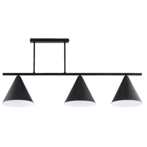 Lampa sufitowa ALFA TORUS CZARNA 3xE27 90cm | 62528