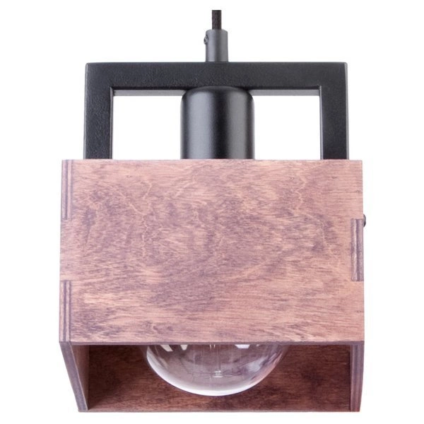 Nowoczesna lampa sufitowa wisząca DAKOTA 1 ZWIS brązowy 31750