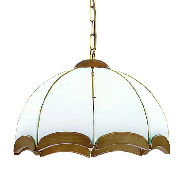 Lampa wisząca ALFA SIKORKA DREWNIANA 1xE27 37cm | 762