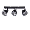 Lampa sufitowa CRAZY, 93-13316, czarny/chrom/bezbarwny, 3x15W GU10