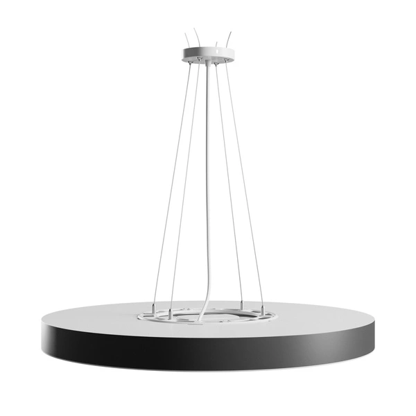 NYMPHEA OPTIMA BLACK 65W CCT 230V 120ST IP20 FI600X50MM BIAŁY CZARNY OKRĄGŁA