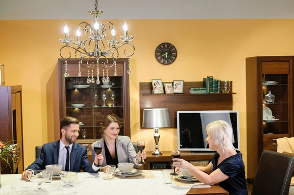 Lampa Sufitowa Maestra 5xE14 Max.40W Patyna Metal/Szkło Przezroczyste 5311511