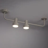 Lampa Sigma MONA 2 plafon szary beż 40905