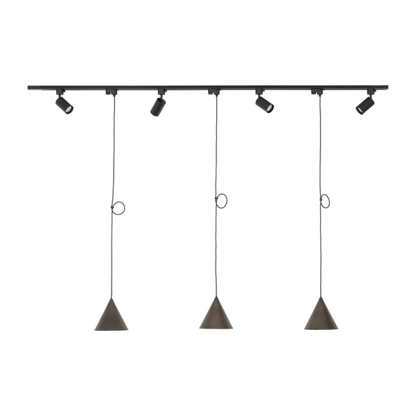 Zestaw szyno przewód 1faza TRACER SET CONO BROWN 140 10600