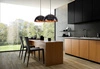 Wisząca HEMISPHERE HIT BLACK-GOLD 33,5cm 6777