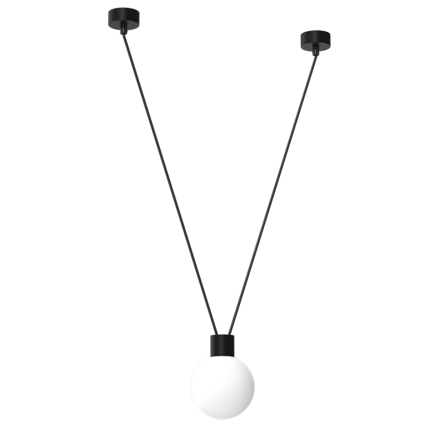 Lampa wisząca CAPRI, MLP8817, czarny/biały, 1x7W G9