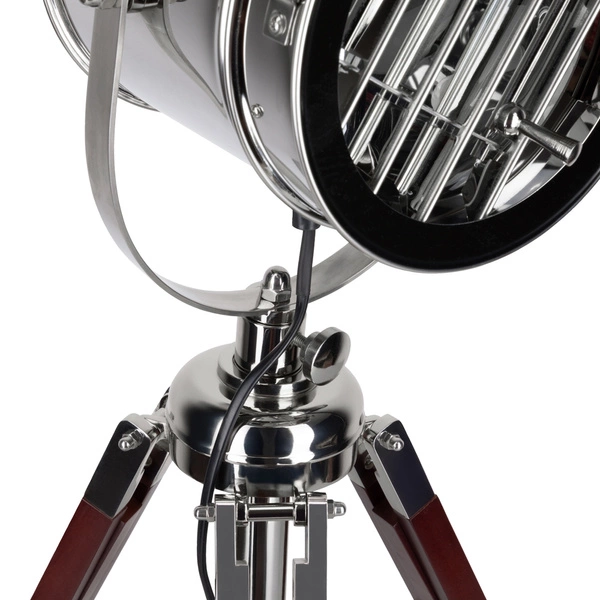 Lampa stołowa filmowa 1xE27 maks. 60W aluminium metal/drewno wenge 1223127