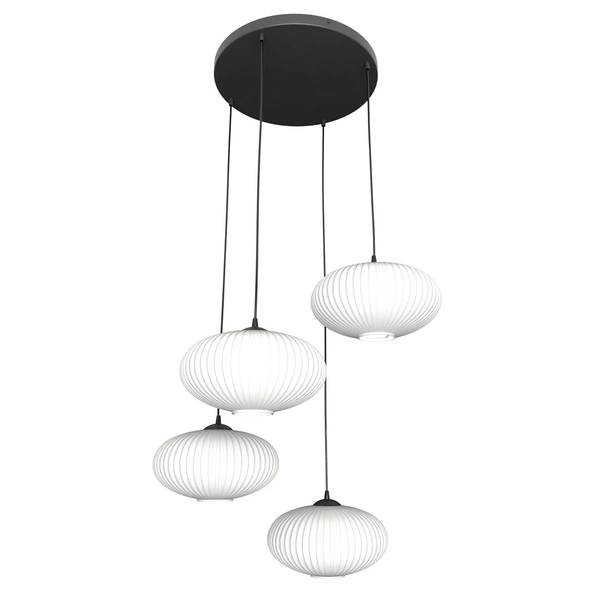 Lampa wisząca Emibig COCO 4 BL PREM  OPAL 1376/4PREM