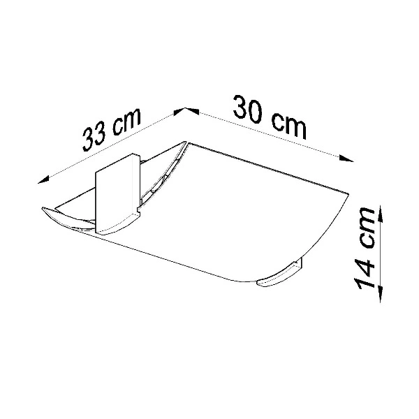 Nowoczesny plafon EMILIO SL.0186 biały/wenge 2 x E27