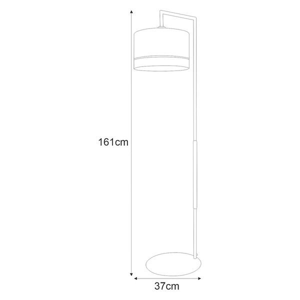 Lampa podłogowa K-4367 z serii VIMBO