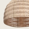 Lampa Wisząca Boho z Rattanu Abruzzo Flavia 30cm E27