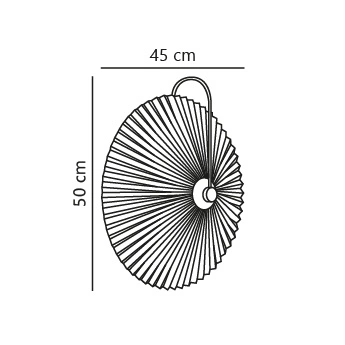 Kinkiet NADIA E14 Metal | Biały
