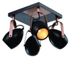 Lampa sufitowa ANICA, 98-83128, czarny/miedziany, 4x40W E14