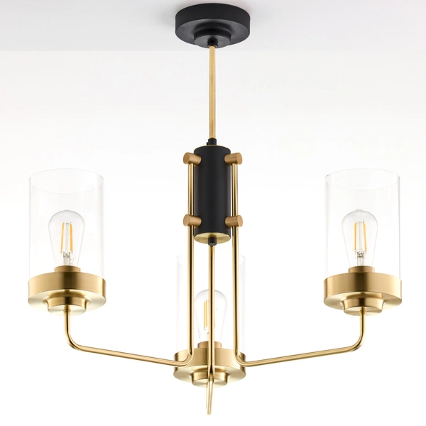 Lampa sufitowa RAMIREZ wys. 64cm 3xE27 15W IP20 | złoty połysk