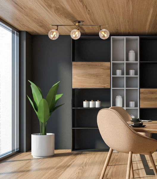 Lampa sufitowa RODIA, 93-16546, patynowa z bursztynowymi kloszami, 3x40W G9