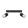 Lampa sufitowa (spot) NERO 2, SL.1065, czarny/chrom, 2x40W GU10