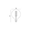 Żarówka FILAMENT LED E27 7W ciepła 2700K kula GLOBE G125