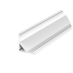 Profil LED P3-2 narożny 200cm szer. 22mm | do osłonek C17/C18 | biały