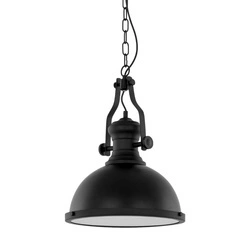 Lampa Retro Maeva śr. 32cm E27 | czarny