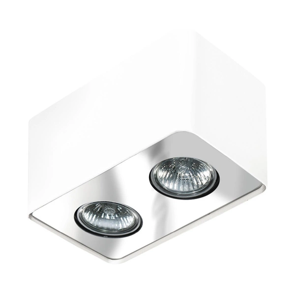 Azzardo NINO 2 WHITE / ALUMINUM 1386