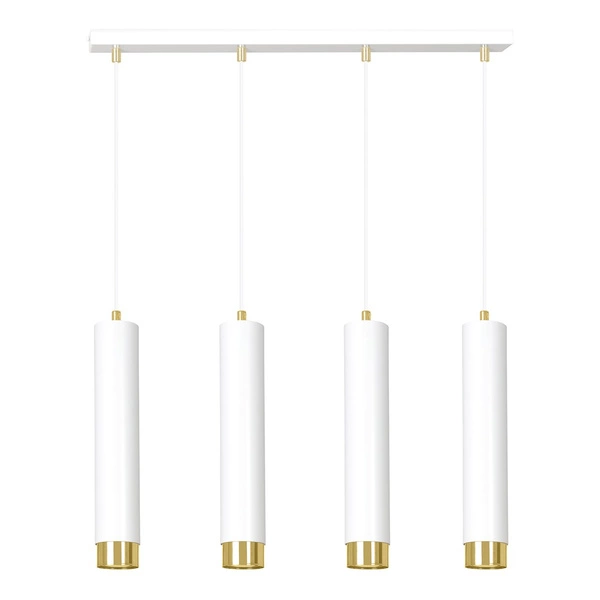 Lampa wisząca Emibig KIBO 4 WH/GOLD 642/4