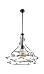 Nowoczesna Lampa wisząca ORO wys. 90cm 1xE27 15W IP20 | Czarny