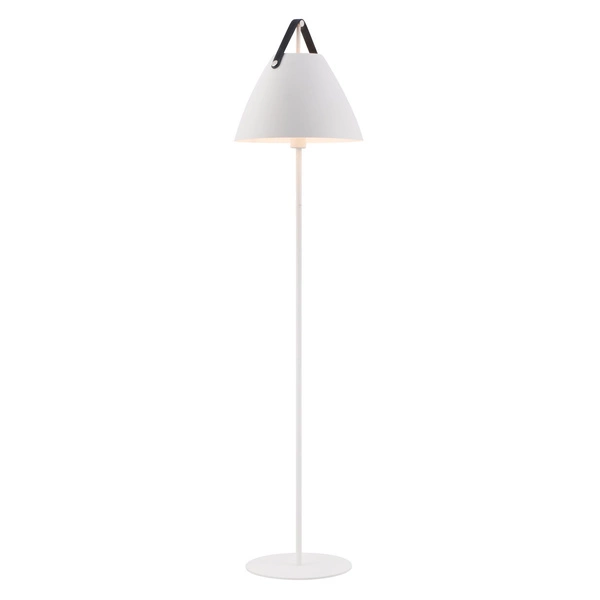 Lampa stojąca STRAP E27 40W Metal | Biały