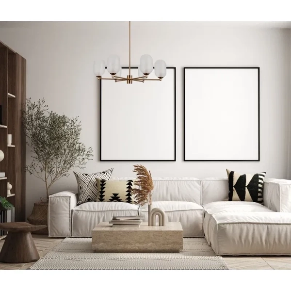 Lampa wisząca Perano śr. 62cm 6xG9 | brąz antyczny