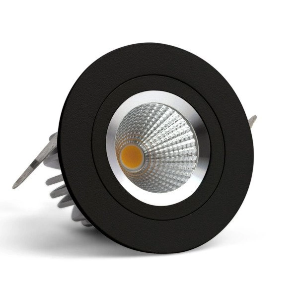 Oprawa wpuszczana LARSI S 10W neutralna 4000K czarny śr. 7,8cm