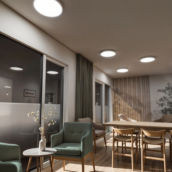 Plafon Natynkowy LED 50cm Okrągły BB02 50W 4000K Biały