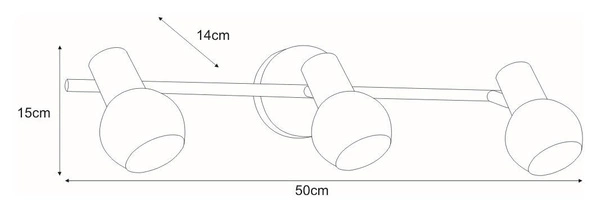 Kinkiet K-C9590B/3 z serii ALPINA