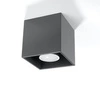 Plafon QUAD 1, Aluminium, Antracyt, GU10 40W, SL.0567