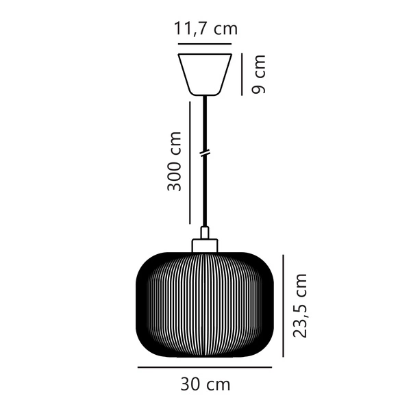 Lampa wisząca MILFORD E27 40W Szkło | Biały opal