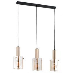 Lampa wisząca ALFA CELIA ZŁOTA 3xE27 18cm | 62165