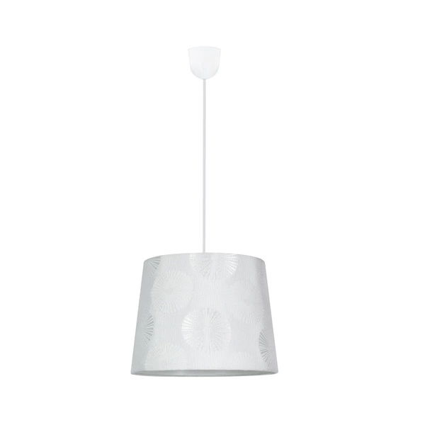 Lampa wisząca WINTER 31-29867 biała 1x60W E27