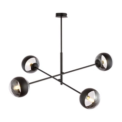 Lampa sufitowa Emibig LINEAR 4 Czarny/STRIPE 1168/4