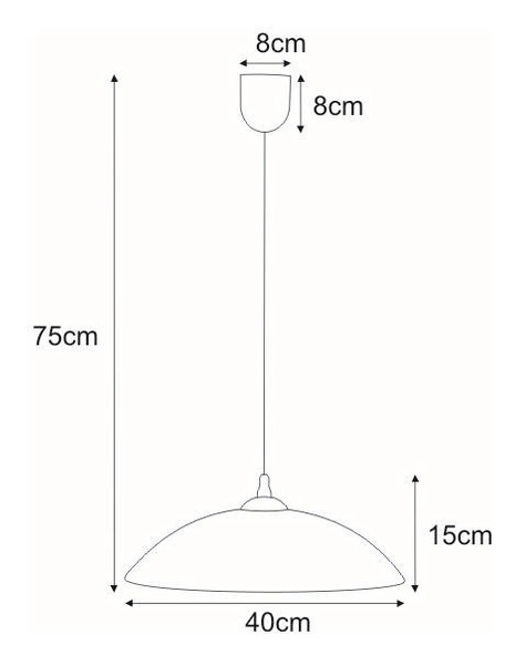 Lampa wisząca K-3515 z serii UFO