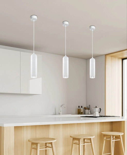 Lampa wisząca TUBA 31-77684, biała, 1x50W GU10