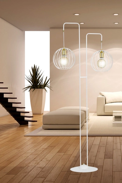 Lampa podłogowa Emibig ALBIO LP2 Biały 145/LP2