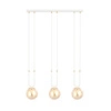Lampa wisząca Emibig GLAM 3 Biały/MIODOWY 1117/3