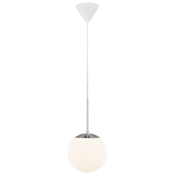 Lampa wisząca CAFE E27 15W Szkło | Biały opal