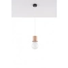 Nowoczesna lampa wisząca MILO SL.0284 1xE27 drewno