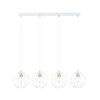 Lampa wisząca Emibig GINO 4 Biały/GOLD 1223/4