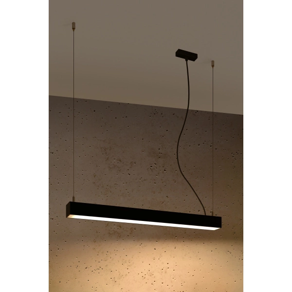Lampa wisząca PINNE 650 CZARNA 22W barwa ciepła 3000K TH.030