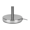 Podstawa lampy stołowej 1xE27 maks. 60W chromowany metal/czarny kabel PVC 7240128B